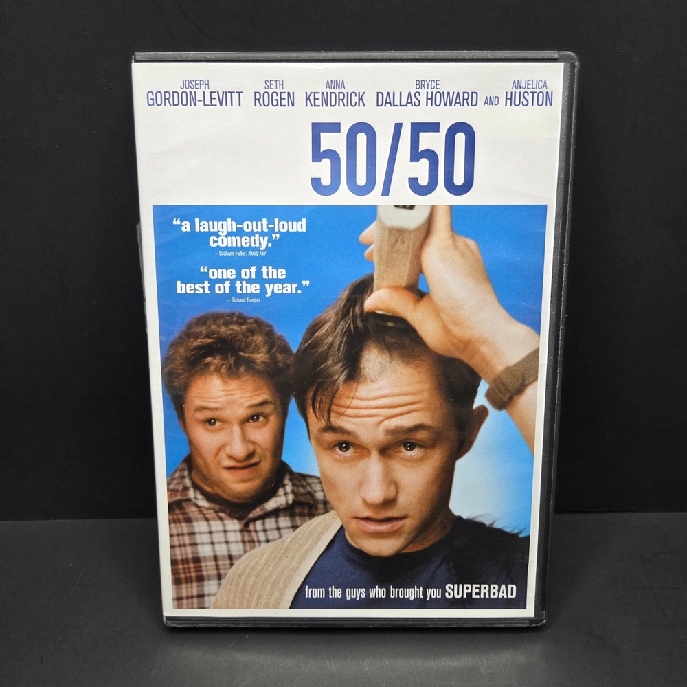 50/50 DVD Joseph Gordon-Levitt Seth Rogen Comedy Drama Movie 2011 Widescreen